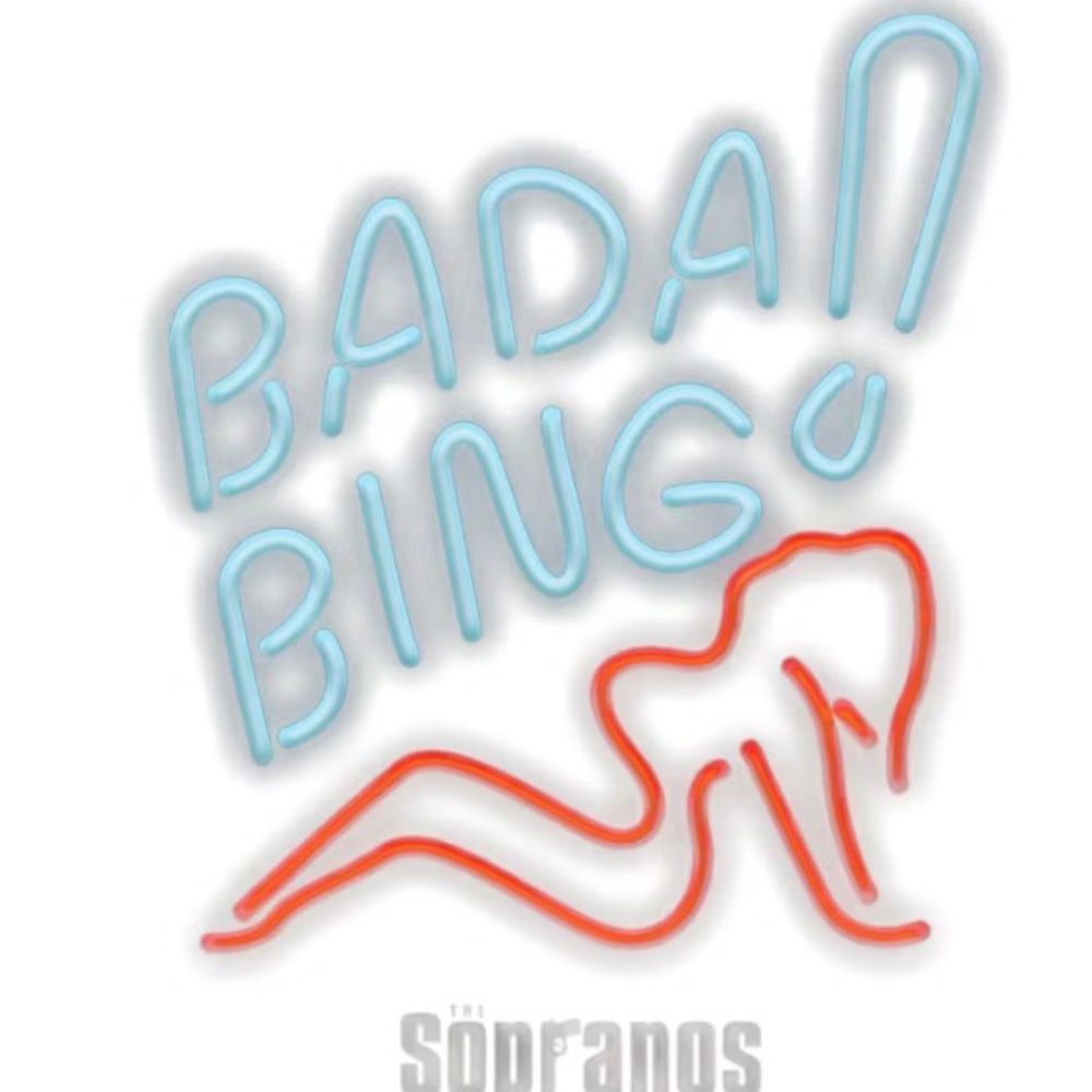 Kith Sopranos BADA bing light up sign
